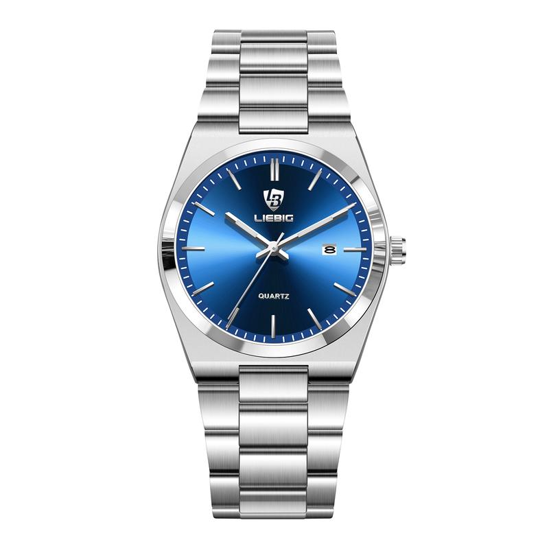 Liebig Royal Oak - Stainless Steel Quartz Wristwatch with Date Display