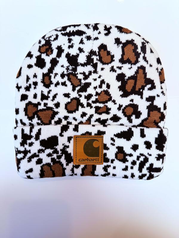 Garharll Cow Print Beanie for Men and Women - Soft and Warm Winter Accessory