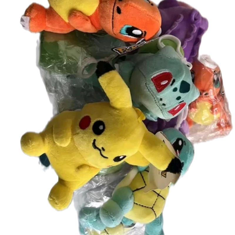 4 inch bedside plush  keychain accessory Includes Mimikyu and more.