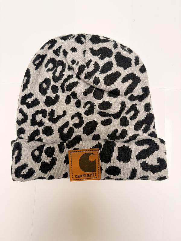 Garharll Cow Print Beanie for Men and Women - Soft and Warm Winter Accessory