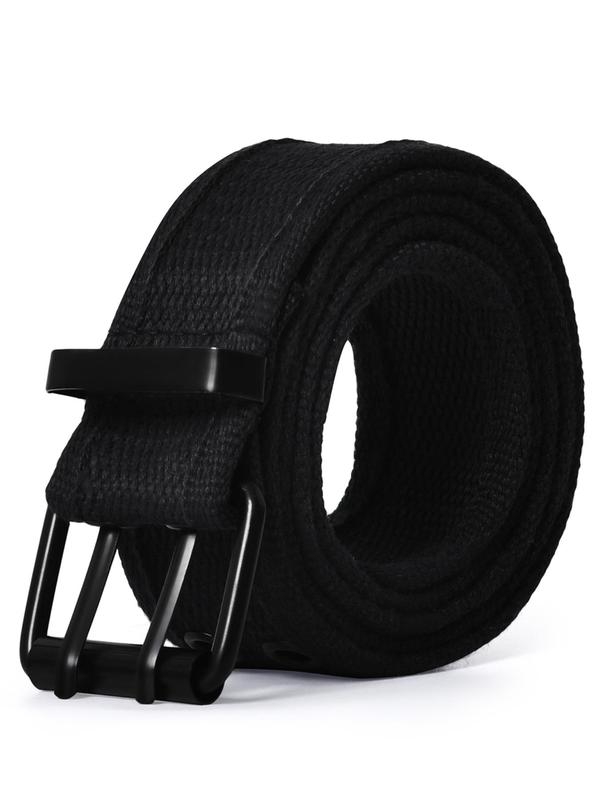 Solid Color Nylon Belt,  Casual Waistband for Men and Women, Fashion All-match Clothing Accessory