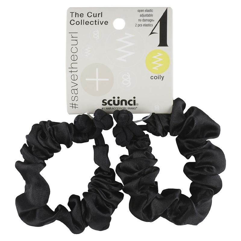 Scunci Curl Collective Satin Bun Holder Scrunchies