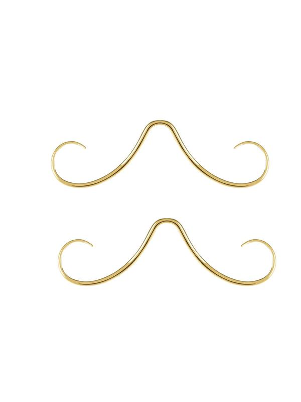 Mustache Septum Ring, Mustache Nose Ring, Nose Piercing Jewelry for Men & Women, Fashion Jewelry for Party, Daily Clothing Decor, Trendy All-match & Exquisite Jewelry for Gift