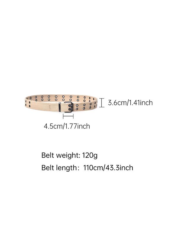 Solid Color Nylon Belt,  Casual Waistband for Men and Women, Fashion All-match Clothing Accessory