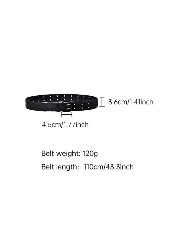 Solid Color Nylon Belt,  Casual Waistband for Men and Women, Fashion All-match Clothing Accessory