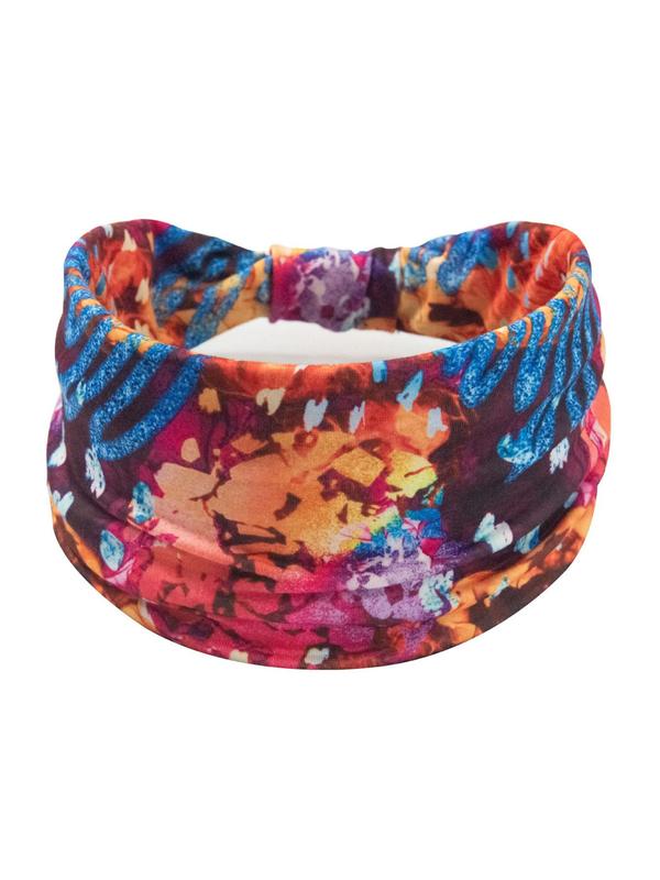 3pcs All Over Print Hair Band, Casual Wide Elastic Hair Band for Women, Sport Hair Band for Gym Workout Running