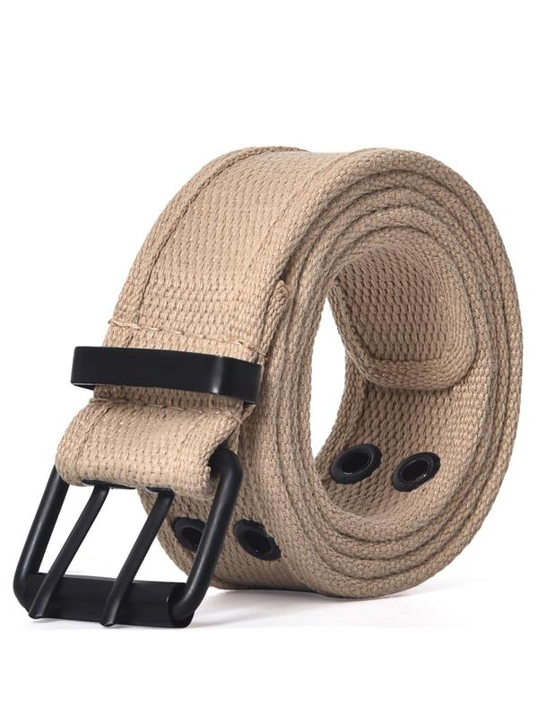 Solid Color Nylon Belt,  Casual Waistband for Men and Women, Fashion All-match Clothing Accessory