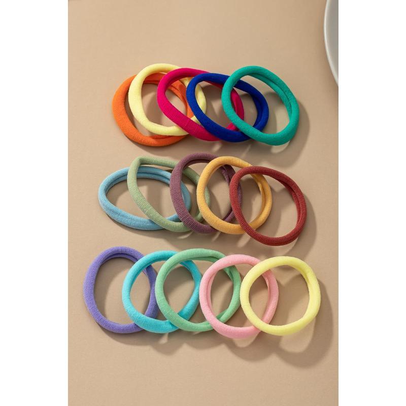 LA3accessories Set of 5 Non-Slip No Pull Hair Elastic ties