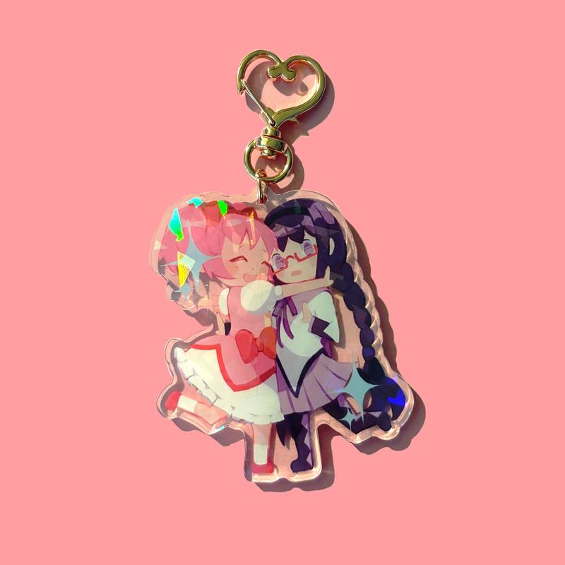 Madoka Magica Charms [Kaname Madoka, Akemi Homura, Sayaka Miki, Kyoko Sakura