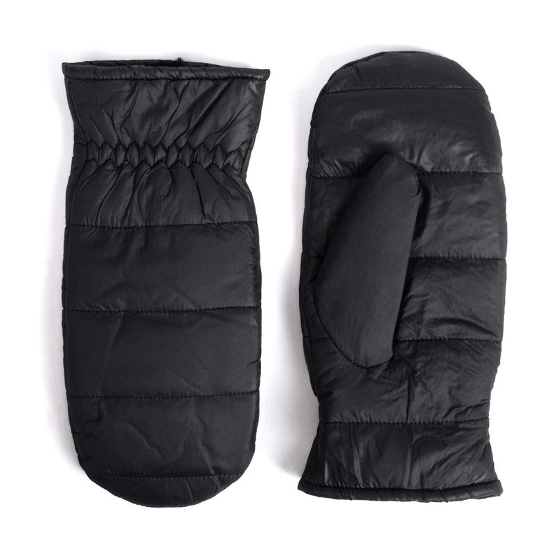 Ladies Fabric Puff Padded Mitten