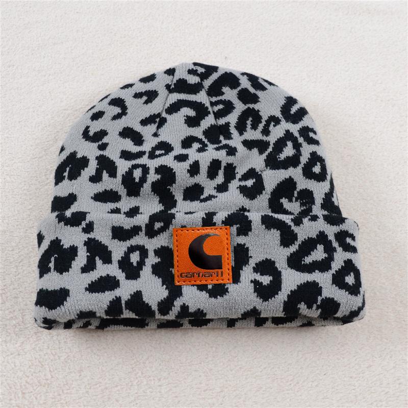 Stylish Unisex Cow Print Beanie  Warm Knit Plaid & Leopard Pattern Hat for Trendy Fall and Winter Fashion Warm Knitted Hat for Autumn &Winter, Trendy Cozy Cuffed Cap for Men &Women Fashion Cap Y2k Beanie hat