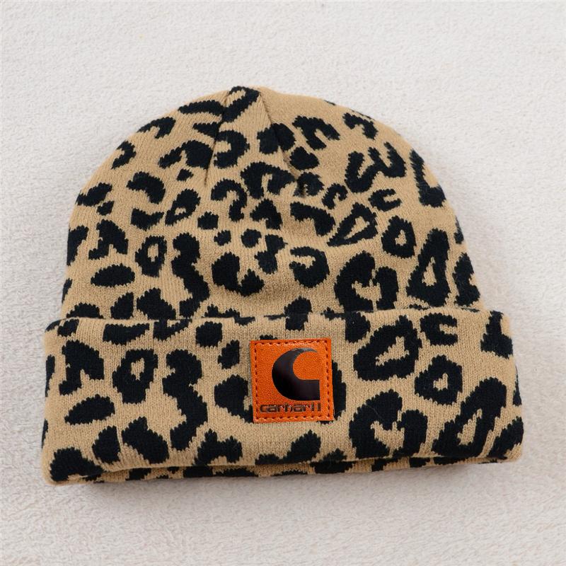 Stylish Unisex Cow Print Beanie  Warm Knit Plaid & Leopard Pattern Hat for Trendy Fall and Winter Fashion Warm Knitted Hat for Autumn &Winter, Trendy Cozy Cuffed Cap for Men &Women Fashion Cap Y2k Beanie hat