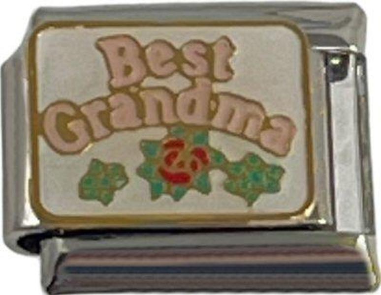 Italian Charm Link Best Grandma Charm  9mm