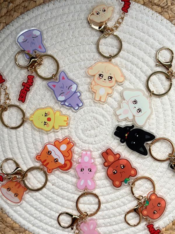 Cute ANITEEZ keychain | Ateez Keychain - Anity | KPOP