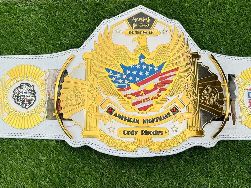 NEW CODY RHODES AMERICAN NIGHTMARE WORLD HEAVYWEIGHT CHAMPIONSHIP REPLICA BELT 2MM BRASS