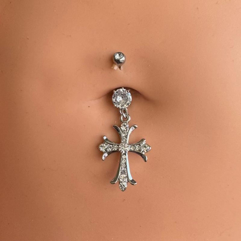 Celtic Cross Belly Ring