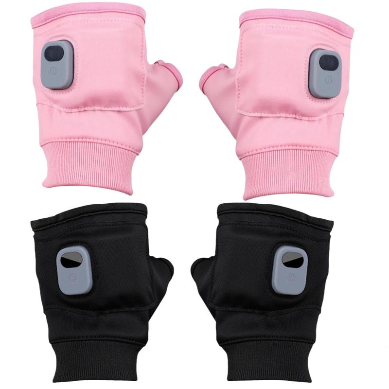 Portable Heating Gloves, 1 Pair Rechargeable Hand Warmer with Digital Display, Heated Gloves with 3 Temperature Modes for Home Use