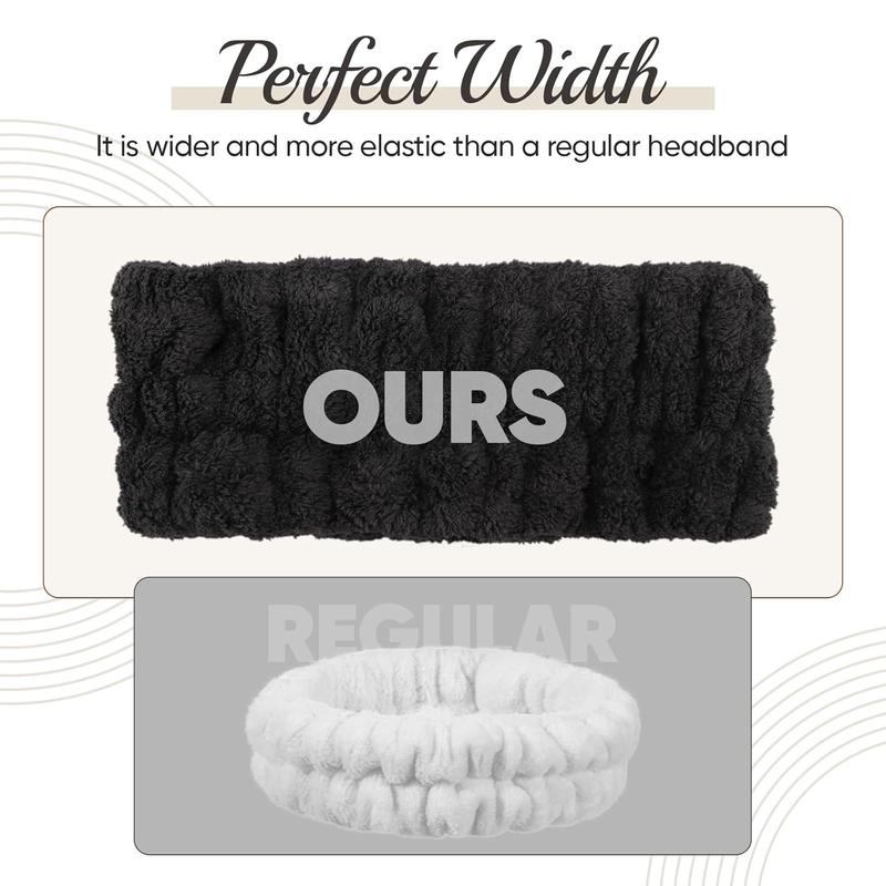 Spa Headband, Wide Makeup Headband for Washing Face,Skincare Headbands,Facial Headband,Face Wash Headbands for Women