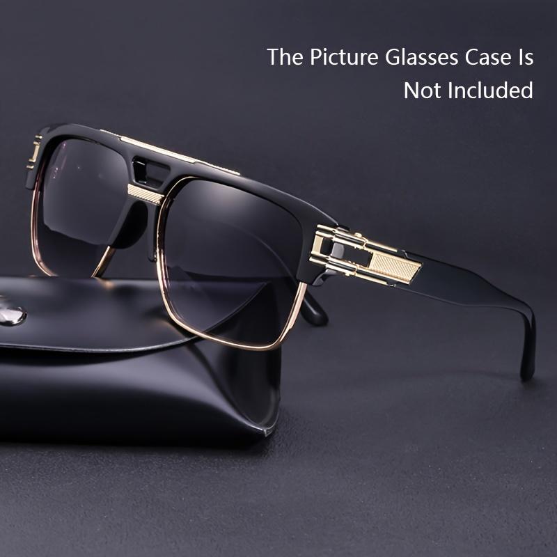 1pc Men's New Outdoor Fishing Driving Large Frame Fashion Glasses, Ideal choice for Gifts