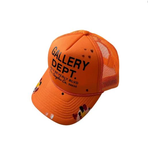 GALLERY DEPT Baseball Hat Adjustable Snapback Trucker Hat 2024 Graffiti Lettered Baseball Caps With Curved Brim Caps for Men and Women