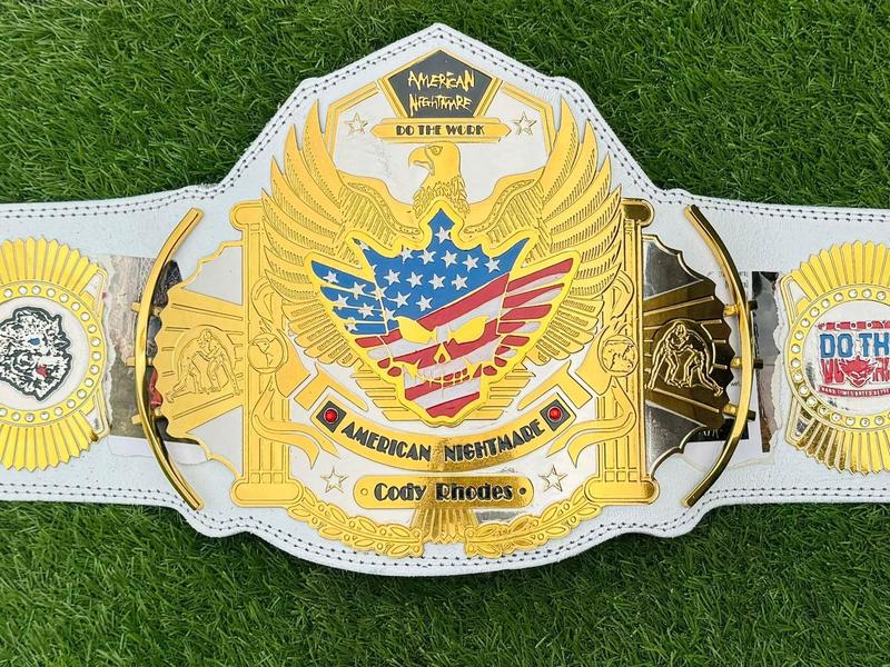 NEW CODY RHODES AMERICAN NIGHTMARE WORLD HEAVYWEIGHT CHAMPIONSHIP REPLICA BELT 2MM BRASS