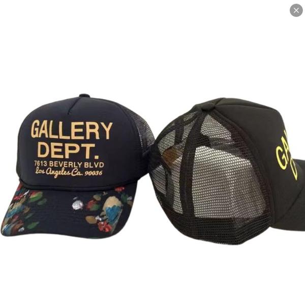 GALLERY DEPT Baseball Hat Adjustable Snapback Trucker Hat 2024 Graffiti Lettered Baseball Caps With Curved Brim Caps for Men and Women