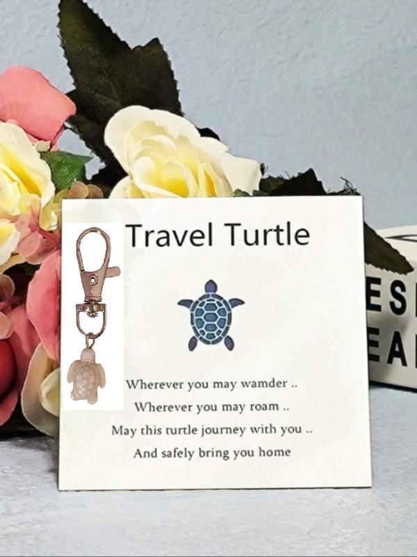 Cute Turtle Design Keychain, Cute Turtle Keychain for Women & Men, Fashion Accessories for Daily Use, Trendy All-match & Exquisite Keychain for Birthday Gift