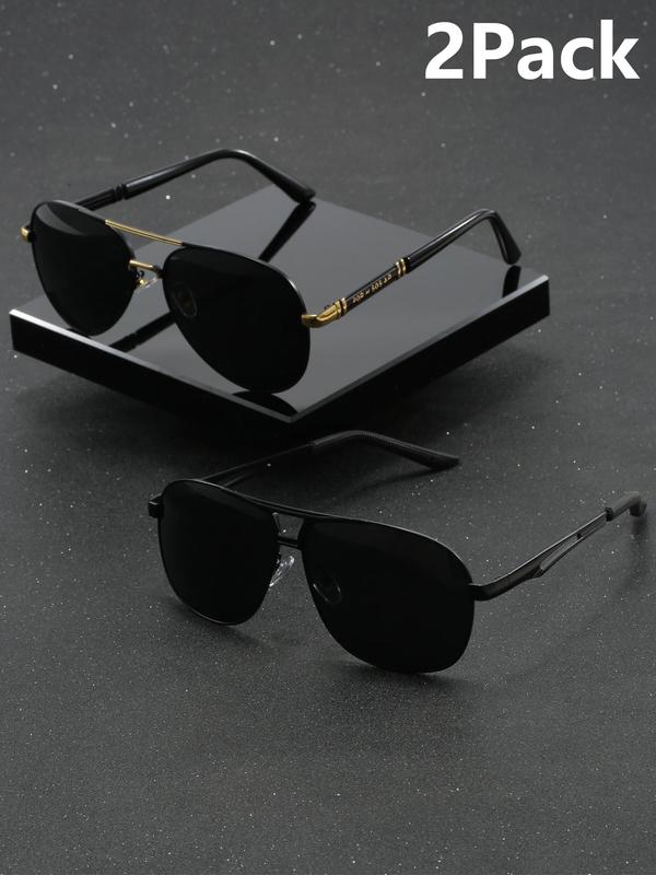 Unisex Simple Style Teardrop Aviator Top Bar Design Sunglasses, Casual Glasses Trends 2024 for Women for Everyday Use, Fashion Accessories for Outdoor Activities