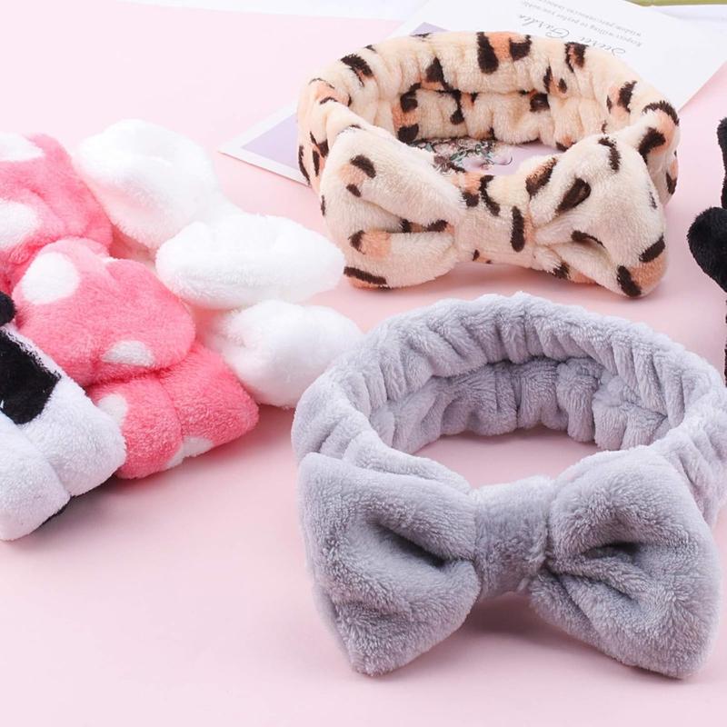 6 Pack Spa Headband Makeup Headband Face Wash Headbands Make Up Hair Band Skincare Headbands Shower Head Wraps for Washing Face