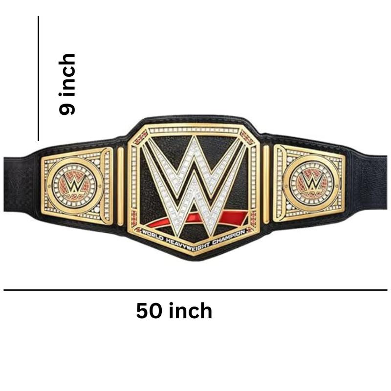 World Heavyweight Wrestling Championship Replica Title Belt, Authentic Wear Universal Championship Belt - Adult Size - Best Gift For Sports Man Best Gift For Christmas