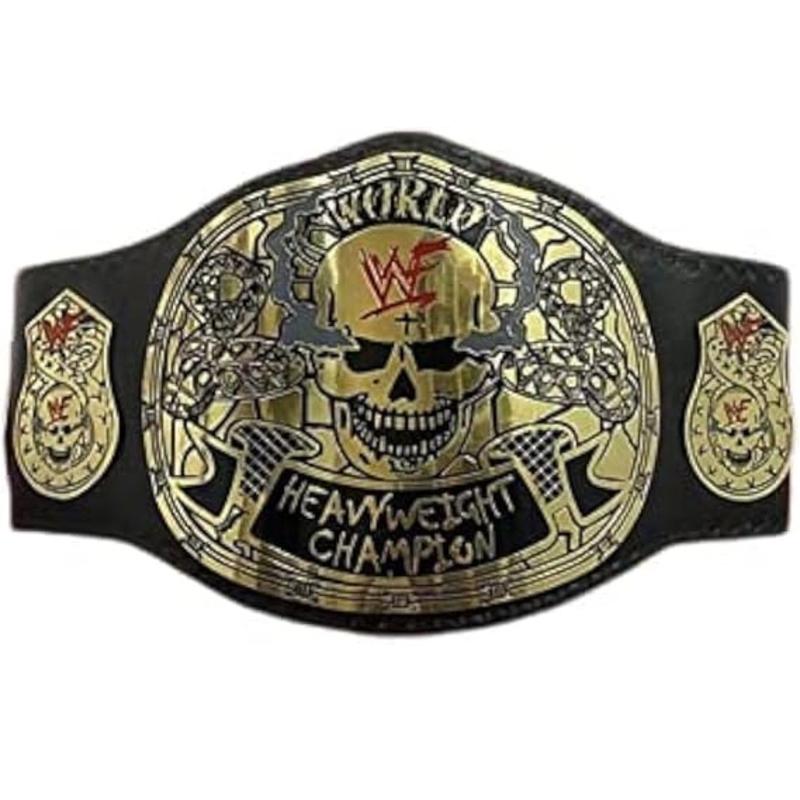 Smoking Skull Title Championship Belt Wrestling belt for Adult Adult Size Replica 2MM Brass, Black Best Gift for Man's Best Gift For Christmas