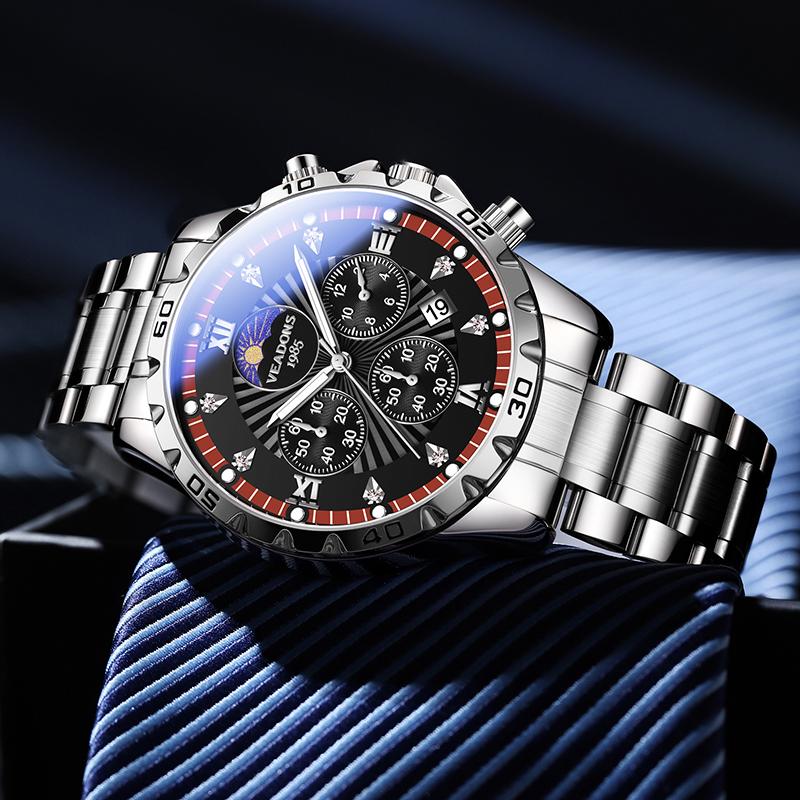 [2024 Christmas Gift] Modern Men's Style watch: a combination of classic fashion and business, suitable for men of all ages to wear, a gift for men