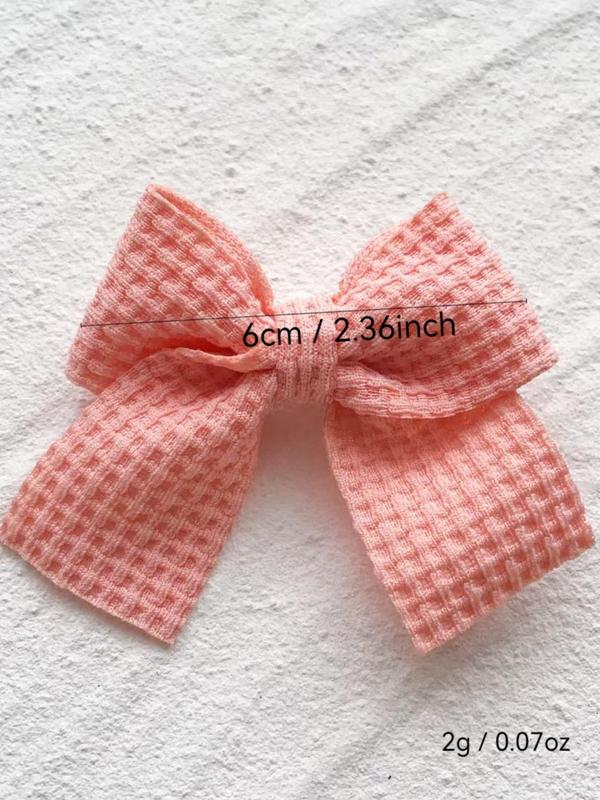 Cute Bow Decor Hair Clip Set, Colorful Hair Accessories for Girls, Fashion Hair Accessories for Party, Daily Clothing Decor