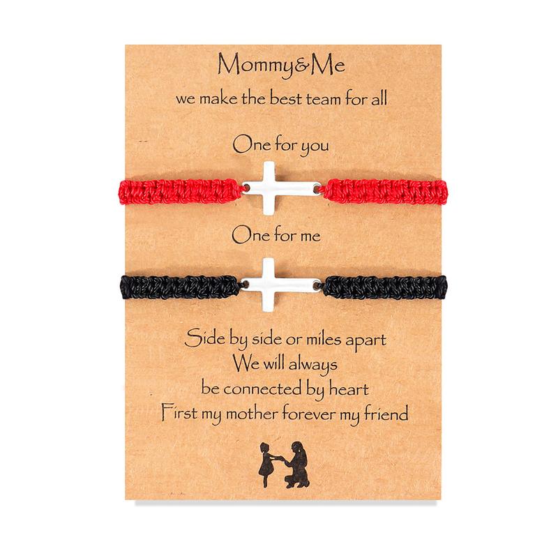 Sports Wristbands Cross Cord Bracelet for Male FemaleNylon Rope Christian Handmade Braided Bracelet Friendship Adjustable Cross String Bracelet Cross