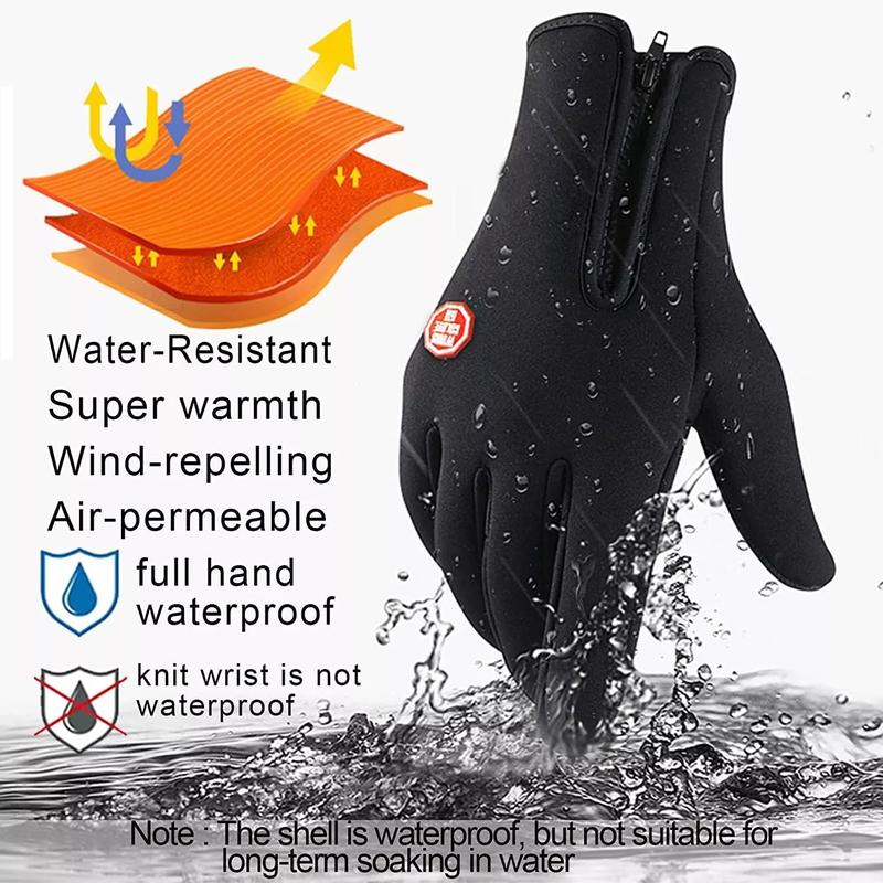 Thermal Windproof Waterproof Winter Gloves Touch Screen Warm Mittens Men Women