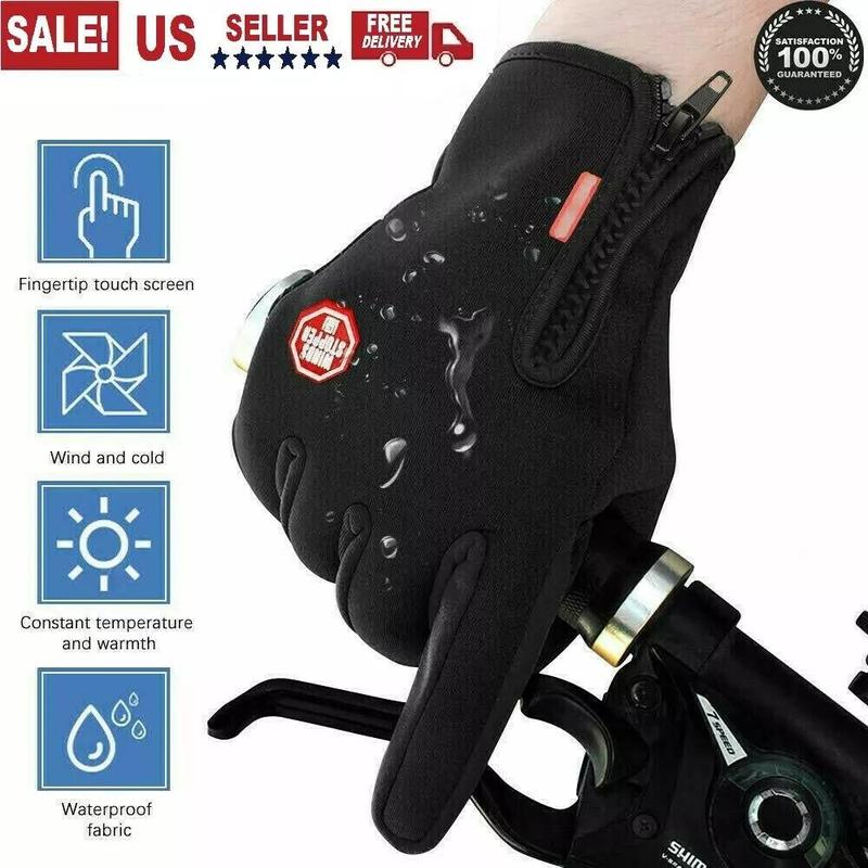 Thermal Windproof Waterproof Winter Gloves Touch Screen Warm Mittens Men Women