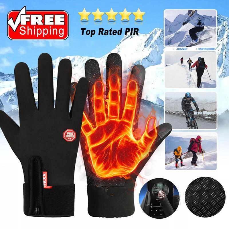 Thermal Windproof Waterproof Winter Gloves Touch Screen Warm Mittens Men Women