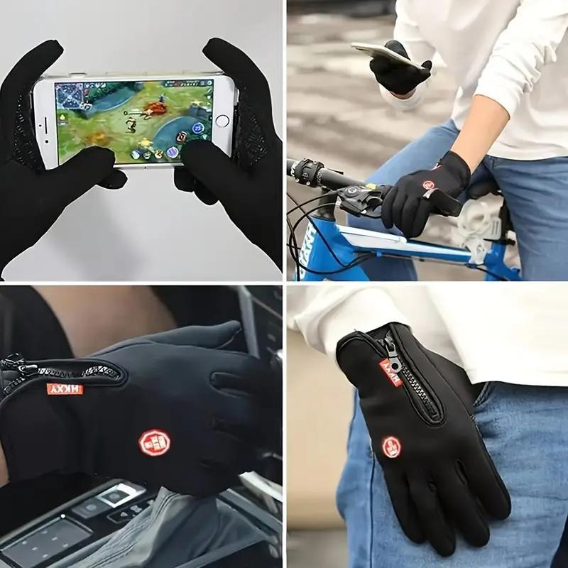 Winter Touchscreen Gloves, Windproof & Warm Gloves for Cycling, Fishing, Running, Sports & Outdoor Accessories