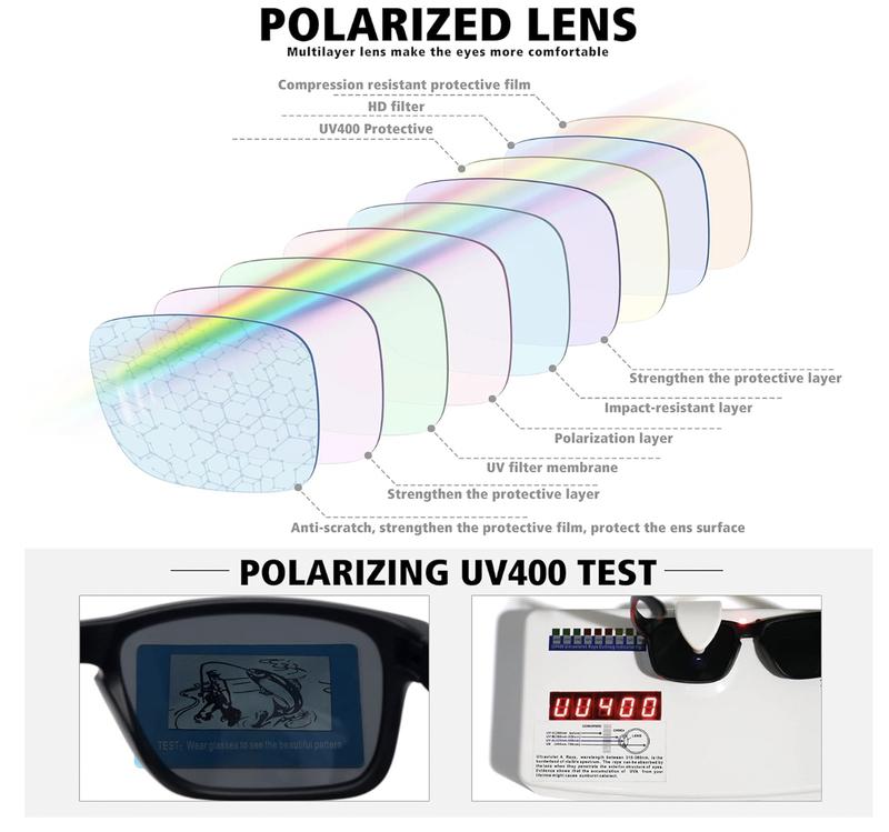 (Set of 2 or 3) Polarized Sunglasses Designed for Sports, Driving, Fishing, Providing UV400 Protection for Both Men and Women