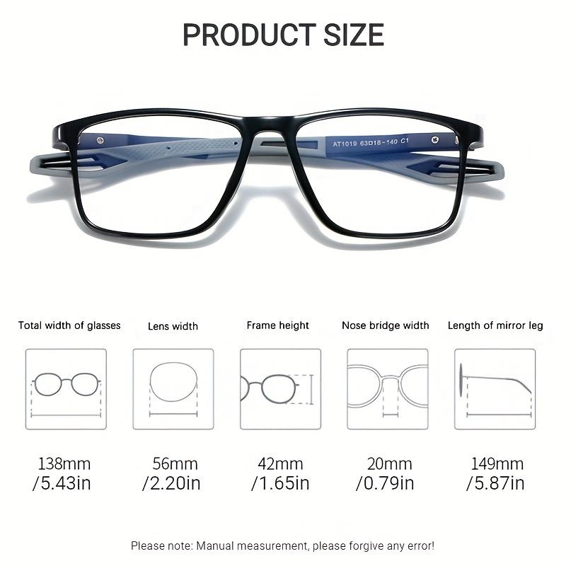 1pc Men's Photochromic Lens Multifocal Glasses, Dual-use Sports Non-slip Glasses +1.0 To +4.0, Ideal choice for Gifts