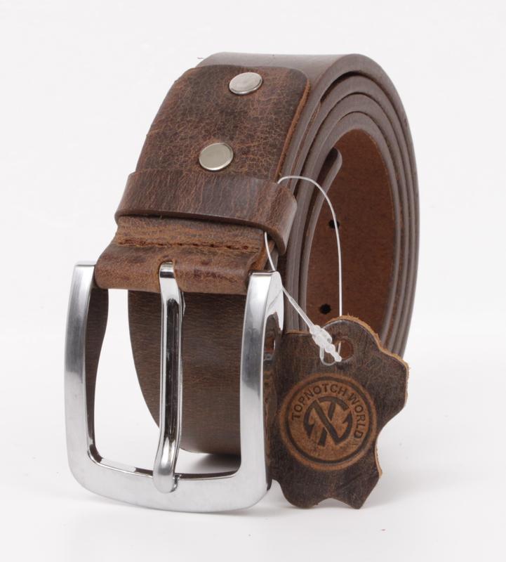 American Handmade Buffalo Belt Leather Belt for Men, Full-Grain Dress Jeans Accessory CCW Gun Holster 1.5