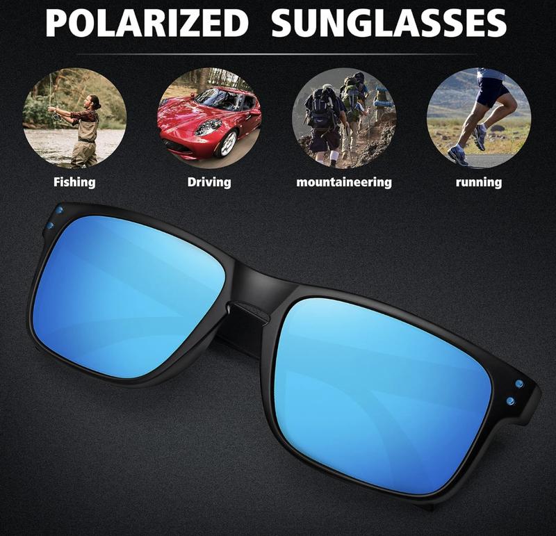 (Set of 2 or 3) Polarized Sunglasses Designed for Sports, Driving, Fishing, Providing UV400 Protection for Both Men and Women