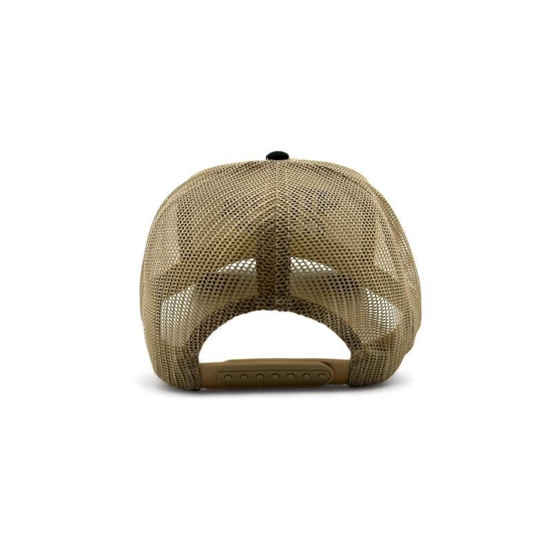 Mama Gang Trucker Hat (Khaki   Black)