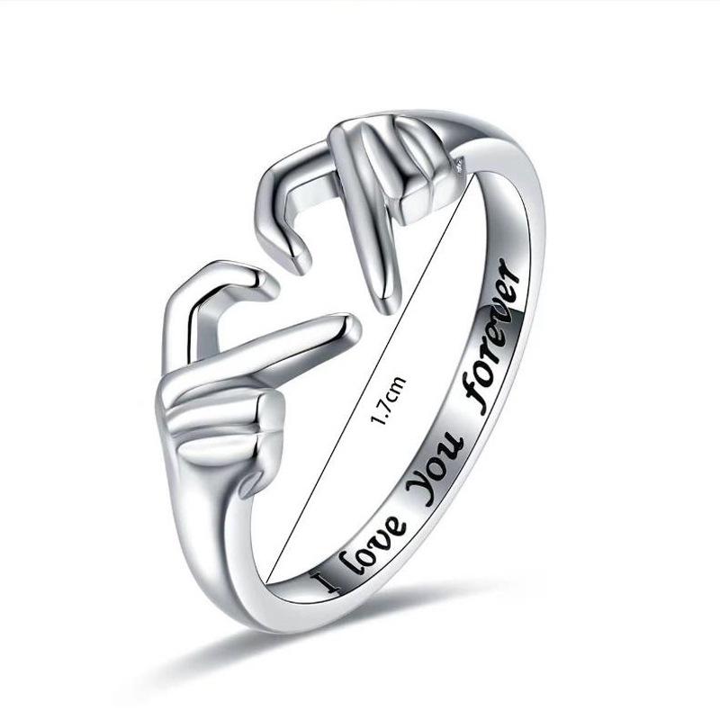 Heart Claddagh Rings for Women - Adjustable Irish Claddagh Ring Friendship Promise Love Heart Rings Christmas Gifts for Women Friends Teen Girls