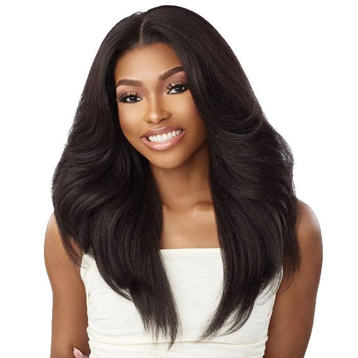 Sensationnel Curls Kinks Glueless HD 13x6 Lace Front Wig - 13x6 KINKY LAYERED BLOW OUT 22